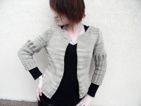 Gilet manches bouffantes